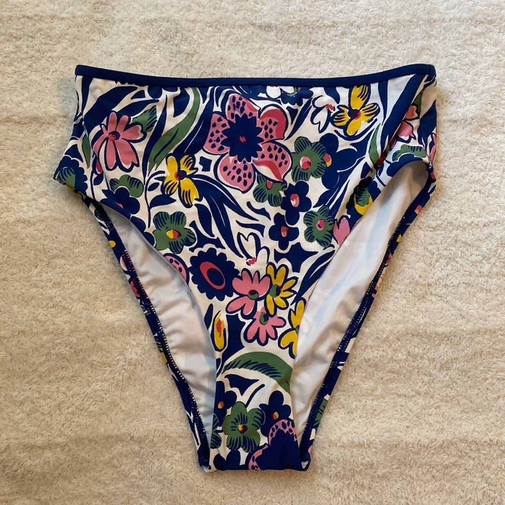 NWT! Roller Rabbit High Rise  Bikini Bottom sz S